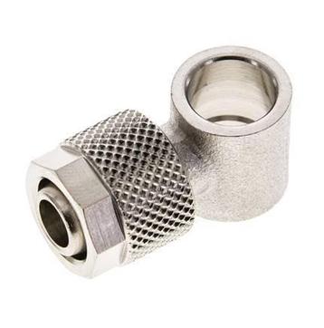 10x8 & G1/8 Raccord Banjo à poussoir en laiton nickele [2, Verzenden