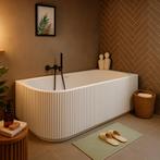 Ligbad Havana 170 x 80 x 58 cm Half Vrijstaand Links wit, Doe-het-zelf en Bouw, Verzenden, Nieuw