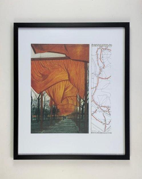 Christo (1935-2020) - The Gates IV - Framed, Antiek en Kunst, Antiek | Overige Antiek