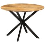 vidaXL Table à dîner Ø110x78 cm Bois de manguier massif, Huis en Inrichting, Verzenden