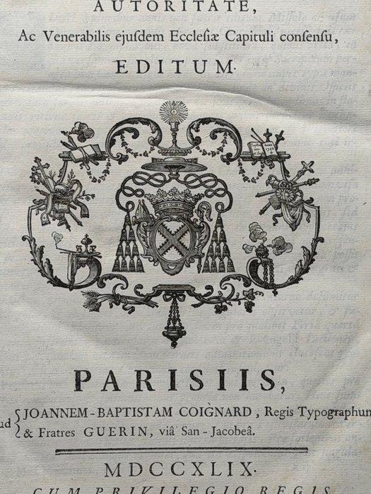 Missale Cenomanense - 1749, Antiek en Kunst, Antiek | Boeken en Manuscripten