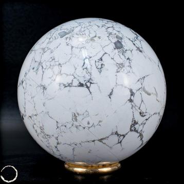 Rare boule de howlite naturelle du Canada Chef-dœuvre de la