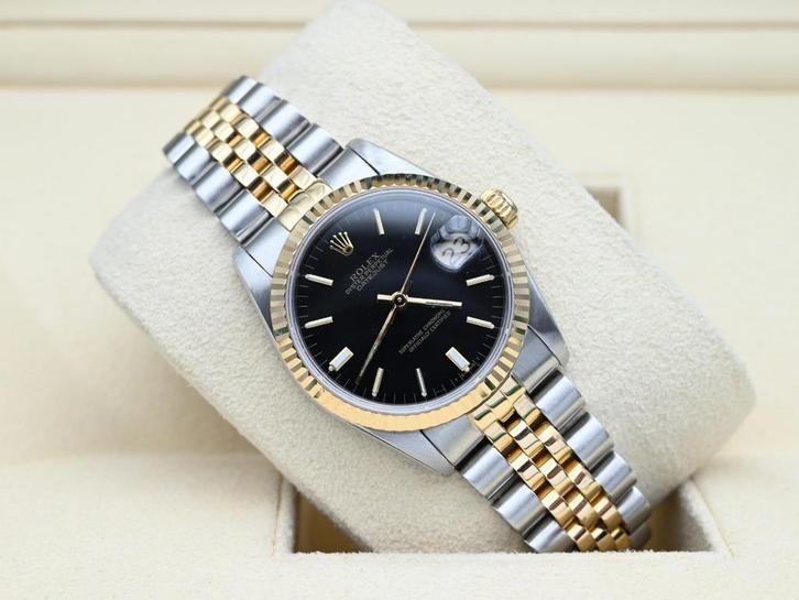 Rolex Datejust Ref. 68273 Year 1988 (Box), Handtassen en Accessoires, Horloges | Dames, Goud, Zo goed als nieuw, Goud, Rolex, Polshorloge