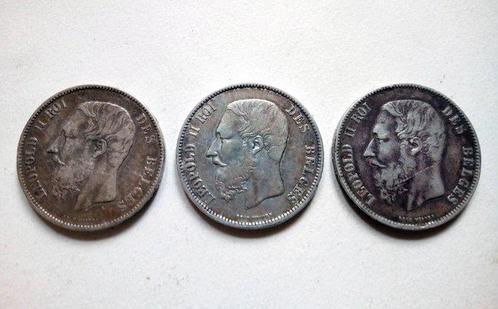 België. Leopold II. 5 Francs 1873/1875 (Zonder Minimumprijs), Postzegels en Munten, Munten | Nederland