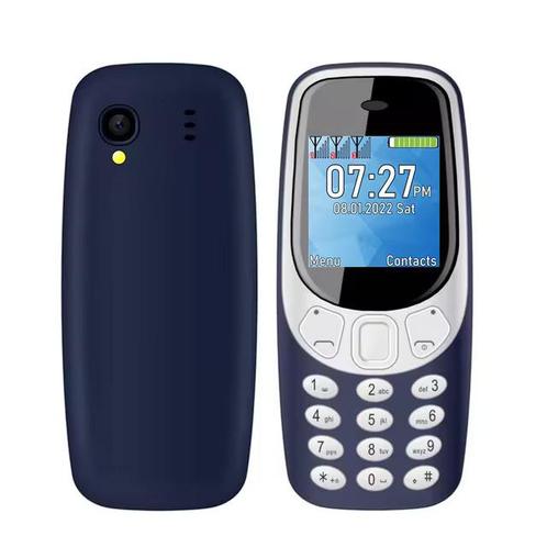 Q3308 Mini Telefoon - 1.33 inch HD Scherm - Dual SIM -, Télécoms, Téléphonie mobile | Marques Autre, Envoi