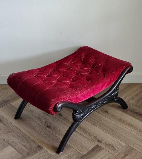 Handmade - Voetenbank - Grote voetenbank / ottoman -, Antiek en Kunst, Antiek | Overige Antiek
