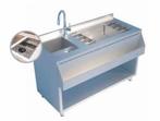 Bar-/Cocktailstation | RVS | Onderbar | Spoelbak +, Verzenden, Nieuw in verpakking