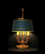 Lamp - Bouillotte - Empire-stijl - Adelaarskoppen - Brons,, Antiek en Kunst
