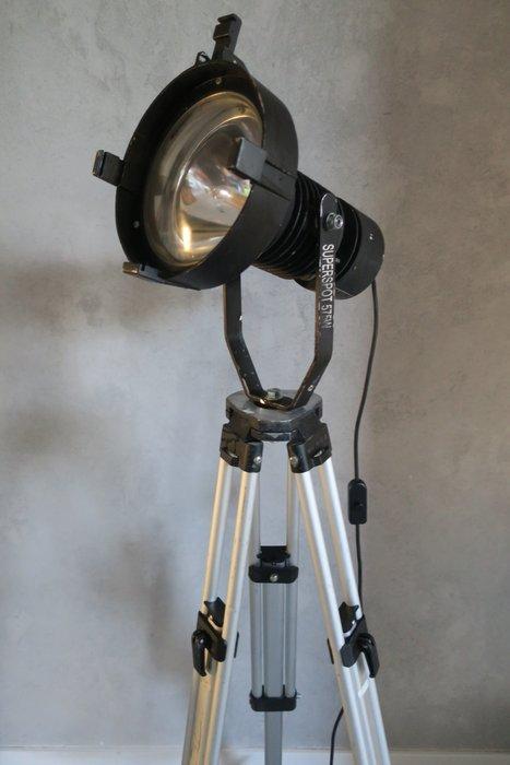 Theater Lamp, Tripod lamp - Staande lamp - Aluminium, Staal, Antiek en Kunst, Antiek | Wandborden en Tegels