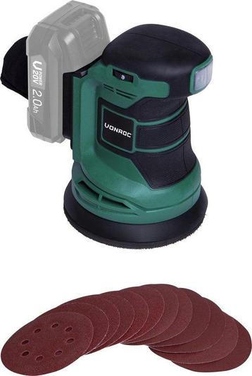 VONROC Excentrische schuurmachine – VPower 20V - Zonder accu beschikbaar voor biedingen