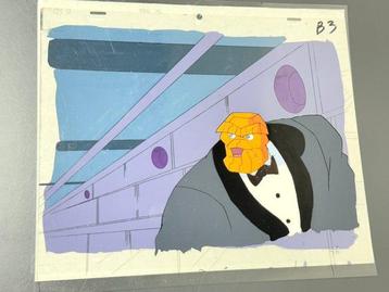 Marvel - Originele animatiecel van Thing met achtergrond - beschikbaar voor biedingen