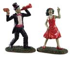 Lemax - The Dancing Dead -  Set Of 2, Neuf, Verzenden