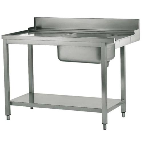 Aanvoertafel (Links) | RVS | 1 Spoelbak (Rechts) |, Zakelijke goederen, Horeca | Keukenapparatuur, Nieuw in verpakking, Verzenden