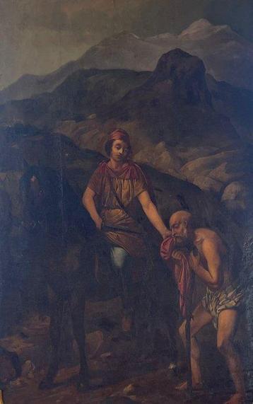 Italiaanse school (XVIII) - San Martino di Tours, Antiek en Kunst