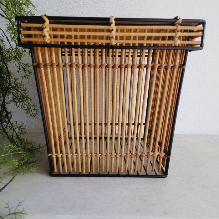 Rohé Noordwolde, 1960 - Mand - Hout, Rotan, Metaal, Antiek en Kunst, Antiek | Meubels | Stoelen en Sofa's