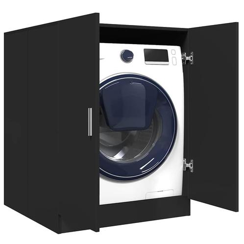 vidaXL Wasmachinekast 71x71,5x91,5 cm zwart, Elektronische apparatuur, Wasmachines, Nieuw, Verzenden