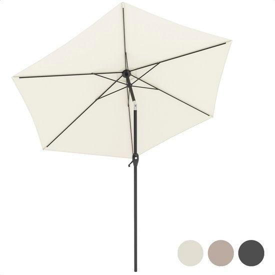 2dekans | LifeGoods Parasol - Ø270 cm - 30° Kantelbaar -, Tuin en Terras, Tuinsets en Loungesets, Ophalen of Verzenden