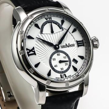 GEOVANI - Swiss Diamond Automatic Watch - GORA595-SL-D-1 -