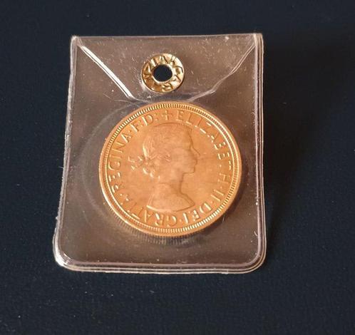 Verenigd Koninkrijk. Sovereign 1957. Elisabeth II, Postzegels en Munten, Munten | Europa | Niet-Euromunten