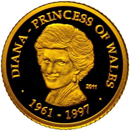 Côte dIvoire. 1500 Francs 2011 Diana - Princess of Wales, Antiek en Kunst, Antiek | Zilver en Goud
