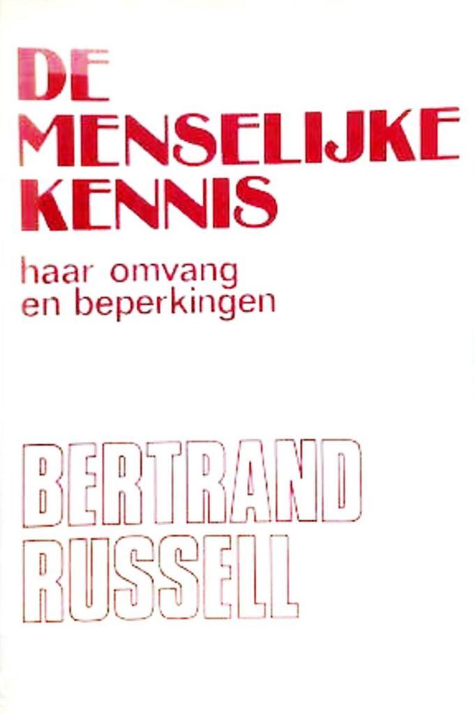de menselijke kennis 9789060777961 Russell, Boeken, Overige Boeken, Gelezen, Verzenden