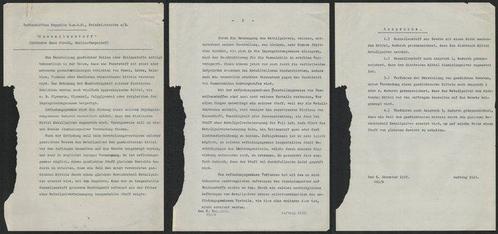 Luftschiffbau Zeppelin GmbH - Dossier de brevet de, Antiek en Kunst, Antiek | Wandborden en Tegels
