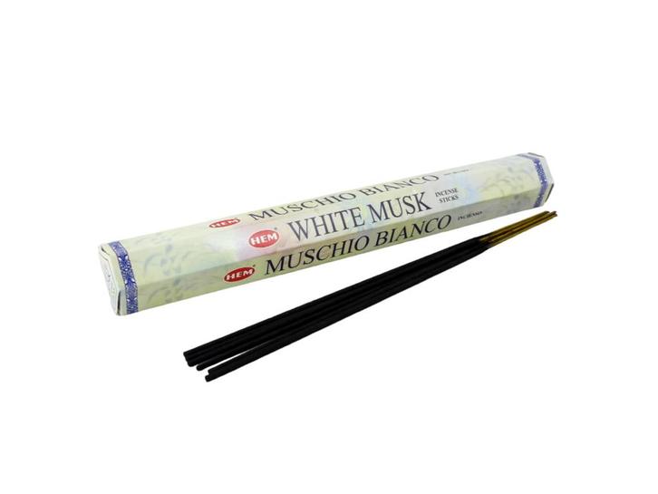 HEM White Musk wierook (pakje á 20 stokjes) (Single Package, Huis en Inrichting, Woonaccessoires | Overige, Nieuw, Ophalen of Verzenden