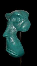Abdoulaye Derme - sculptuur, Gueule de Singe - 40 cm - Koud, Antiquités & Art
