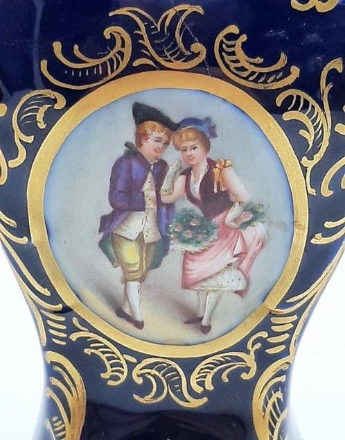 Sevres - Lampe à pétrole - Porcelaine - Frontale peint à la, Antiek en Kunst, Antiek | Overige Antiek