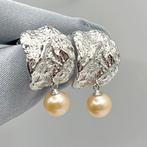 Zonder Minimumprijs - Oorbellen Zilver Parel, Nieuw