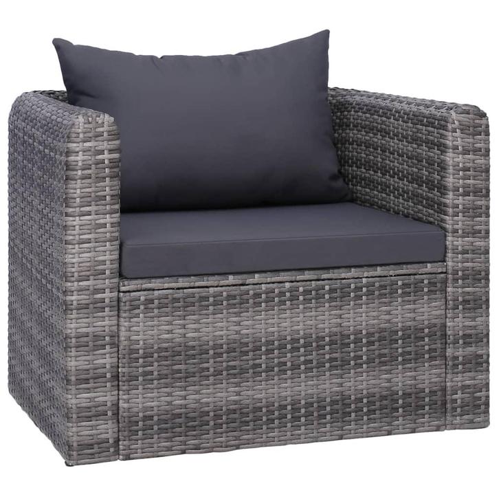 Grijze Tuinstoel | Tweede Kansje | Comfortabel & OP = OP, Tuin en Terras, Tuinstoelen, Nieuw, Rotan, Verzenden