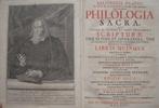 Salomo Glassius - Philologia Sacra - 1713, Antiquités & Art