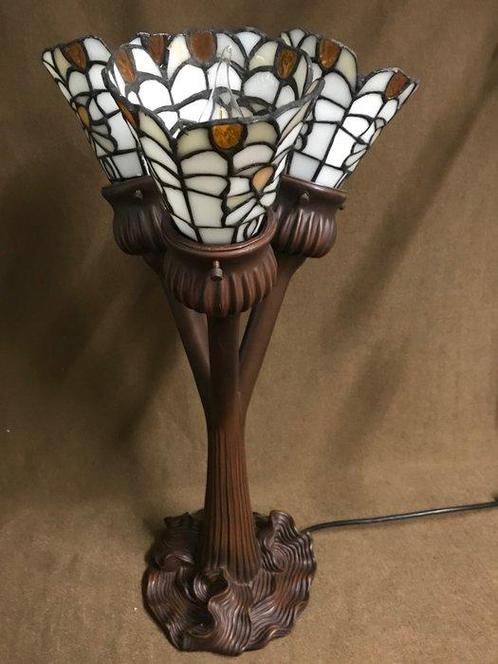 Lampe de table - Composite, Style Tiffany, Antiquités & Art, Curiosités & Brocante