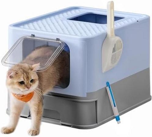 Kattenbak met lade en deksel - voor max 15 kg kat - 54.4 x, Dieren en Toebehoren, Overige Dieren-accessoires, Verzenden