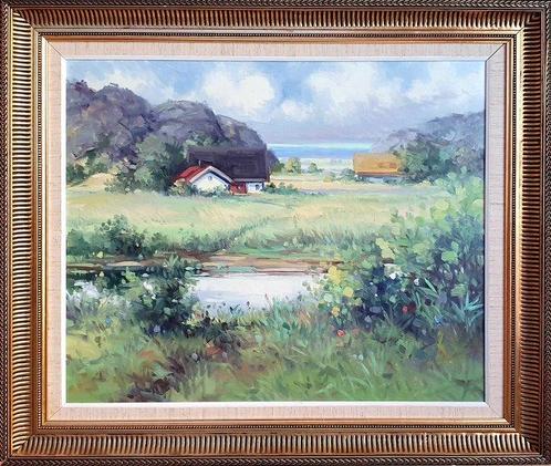 Bengt Andreén (1933) - Skånsk landskap, Antiek en Kunst, Kunst | Schilderijen | Klassiek