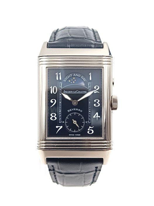 Jaeger-LeCoultre - Reverso Duoface Night & Day - 18k white, Handtassen en Accessoires, Horloges | Heren