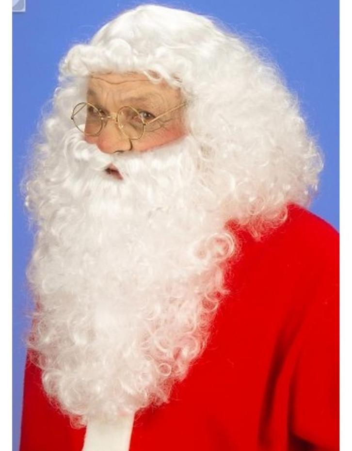 Santa Claus kerstman Pruik Met Baard, Hobby en Vrije tijd, Feestartikelen, Ophalen of Verzenden