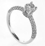 Ring - 14 karaat Witgoud - 1.10ct. tw. Diamant (Natuurlijk)