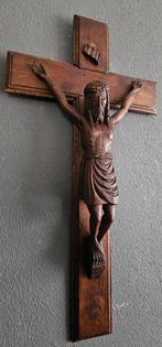 Kruis - Eik - 1940-1950 - Groot houten kerkkruis - 78 cm, Antiek en Kunst