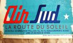 DG - Affiche ancienne originale Compagnie Aérienne Air Sud, Antiek en Kunst