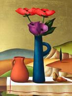 Masi Roberto 1940-2011 - Vaso blu, Antiek en Kunst