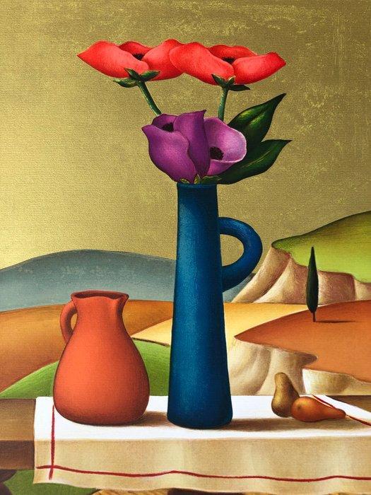 Masi Roberto 1940-2011 - Vaso blu, Antiek en Kunst, Antiek | Overige Antiek