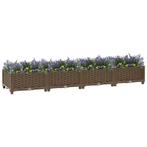 vidaXL Plantenbak verhoogd 160x40x23 cm polypropyleen, Tuin en Terras, Bloempotten, Verzenden, Nieuw