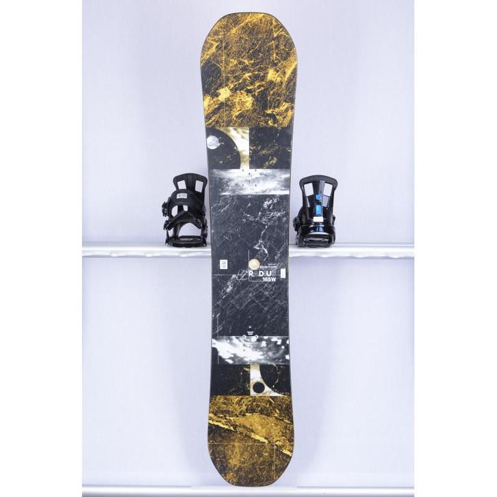 165 snowboard BURTON RADIUS WIDE, black/yellow, woodcore, FL, Sport en Fitness, Snowboarden, Verzenden
