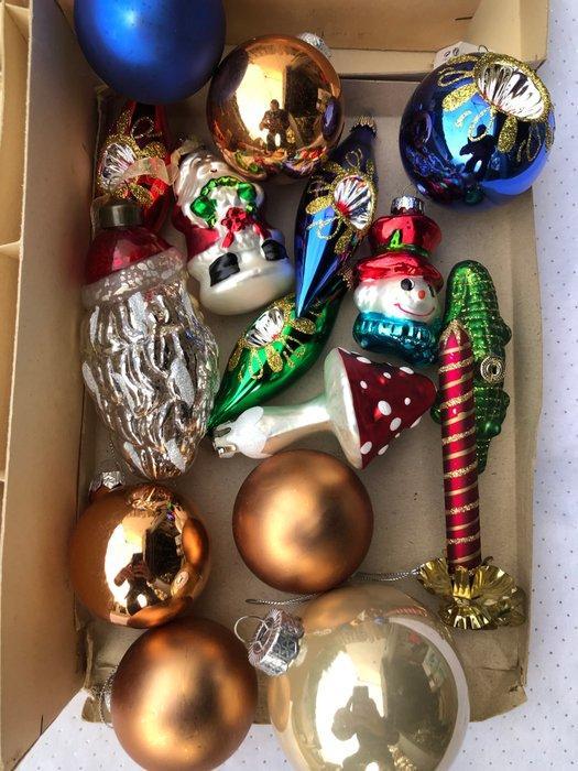 Kerstdecoratie (64) - Glas - Oude ballen, Diversen, Kerst