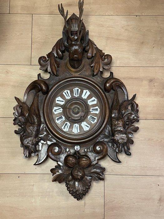 Zwarte Woud wandklok - Antiek - Eik - 1850-1900, Antiek en Kunst, Antiek | Klokken