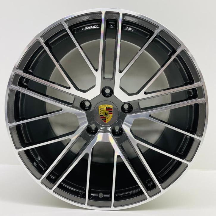 Porsche Panamera (971) ORIGINELE 21inch Turbo V met banden, Auto-onderdelen, Banden en Velgen, 21 inch, 315 mm, Personenwagen