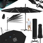 Dubbele parasol - met LED - 460x270 cm - kantelbaar -  360°, Tuin en Terras, Verzenden, Nieuw