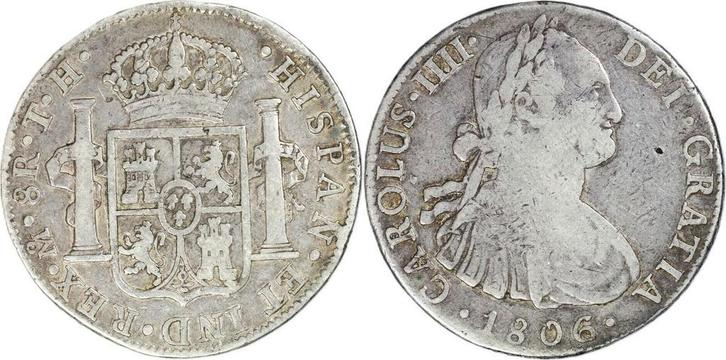 Carolus Iiii (MuntenenBankbiljetten-Wereldmunten), Postzegels en Munten, Munten | Amerika, Verzenden