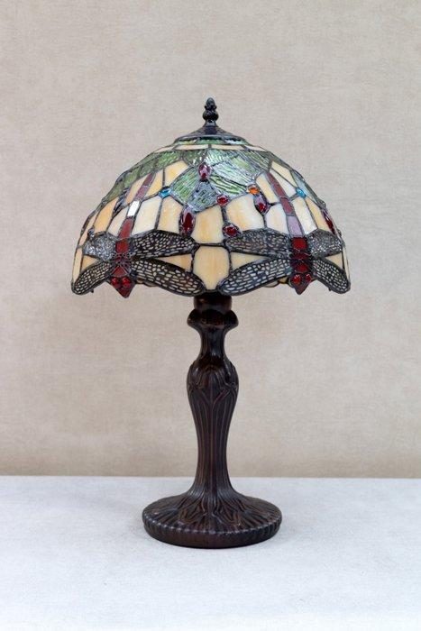 Lamp - Tiffany style - Dragonfly - Glas-in-lood, Antiek en Kunst, Curiosa en Brocante